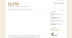 Desktop Screenshot of elpolaw.com